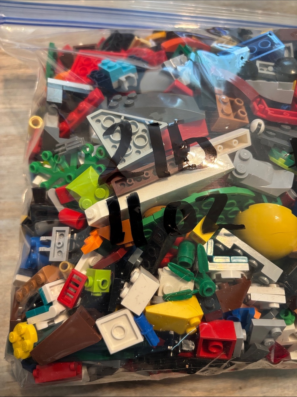 Loose Mixed LEGO Bricks - Multicolor Bag 2lb 11oz (Lot #1) - Picture 3 of 5